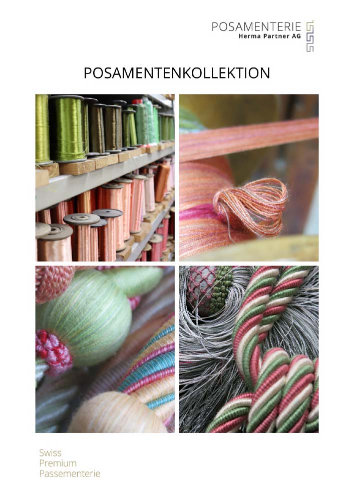 Kollektion 2024 (komplett) – Posamenterie Herma Partner AG, Lenzburg